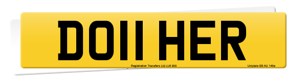 Registration number DO11 HER